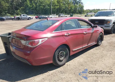 2011 Hyundai Sonata Hybrid из США, поврежденный, VIN KMHEC4A41BA008476